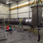 BP geel - Prefab piping van het Titanium Lion King project