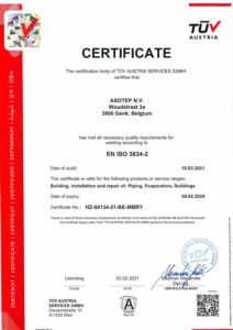 Asotep - ISO Certificate 3834 2